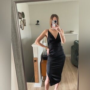 MABLE Little Backless Black Dress